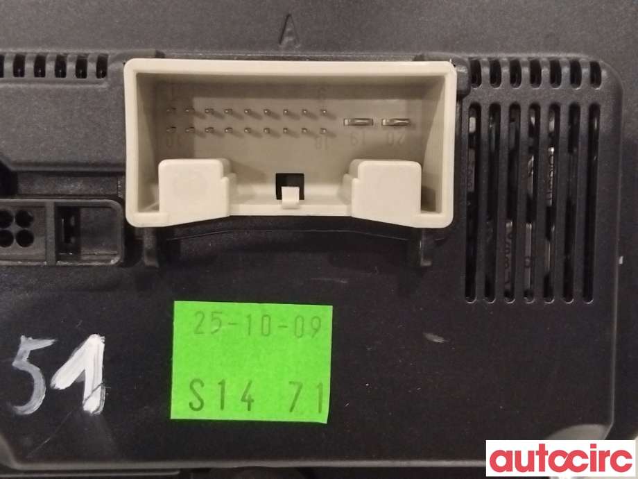 Varmeapparat betjening til VW Golf VI 2008-2012 (VOLKSWAGEN|5K0907044CB|5HB009746-33|5K0907044BF)