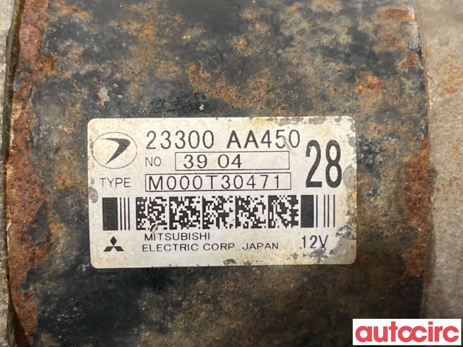 Starter til Subaru Legacy 2003-2007 (Type IV, Fase 1)  (SUBARU|23300AA450|23300AA380|23300AA381)