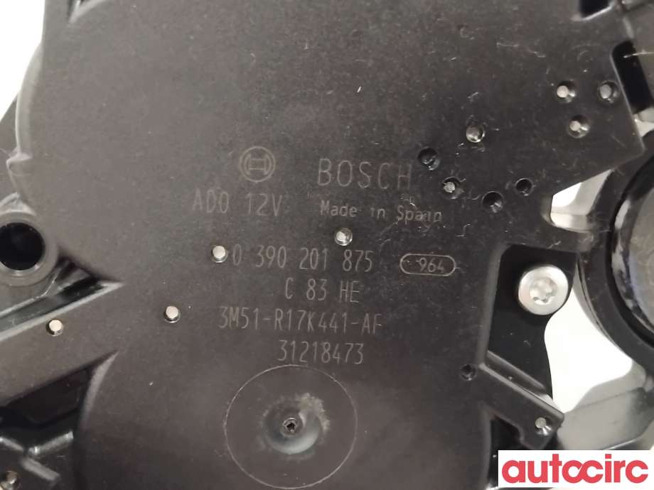 Viskermotor bakrute til Ford Focus 2008-2010 (Type II, Fase 2)  (FORD|1689913|0390201875|3M51-R17K441-AF)
