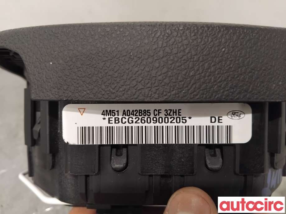 Airbag rattpute til Ford Focus 2008-2010 (Type II, Fase 2) (FORD|1670593||4M51A042B85CF3ZHE)