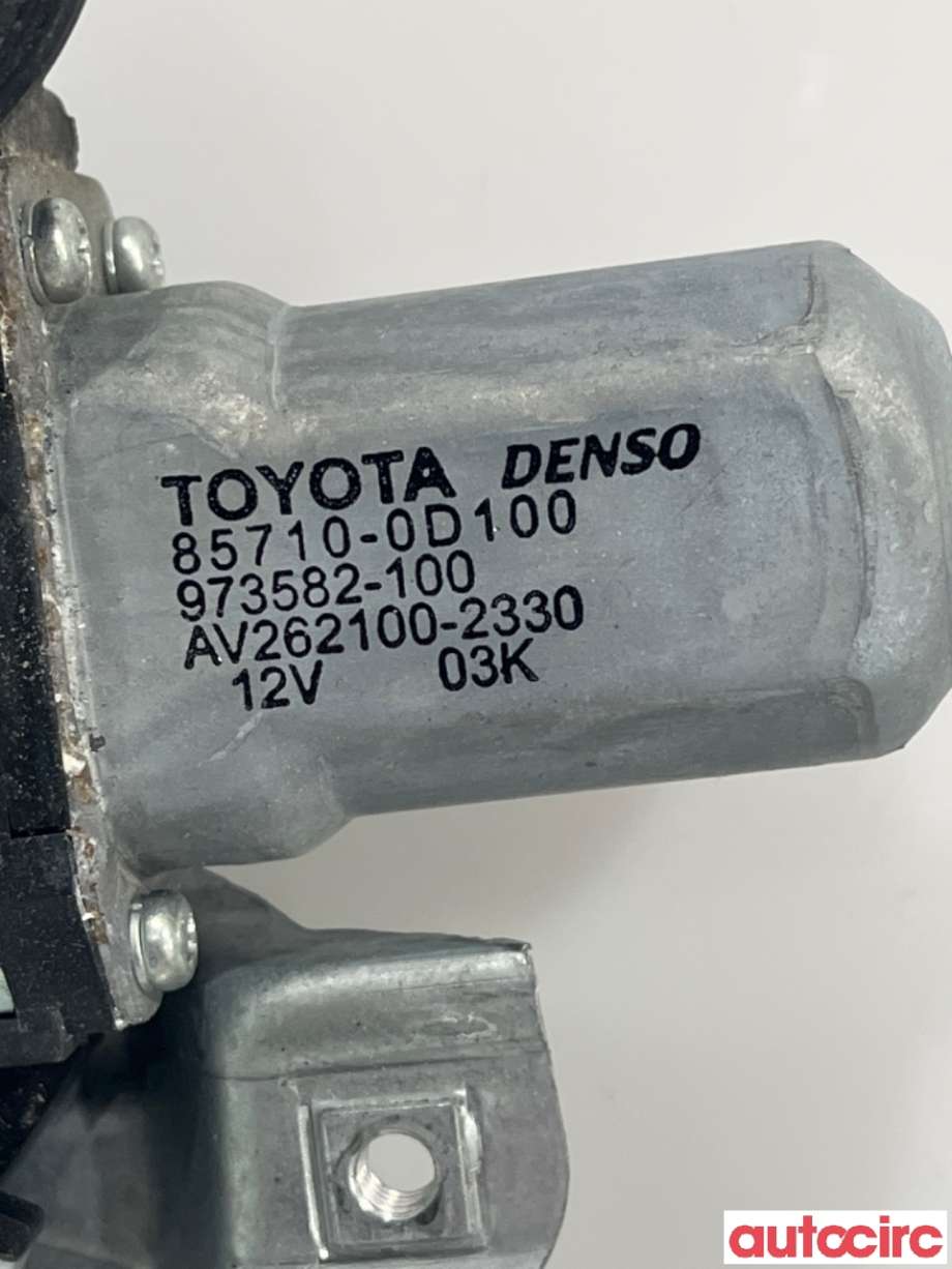 Ruteheis høyre foran til Toyota Auris 2007-2010 (Type I, Fase 1)  (TOYOTA|6981002320|)