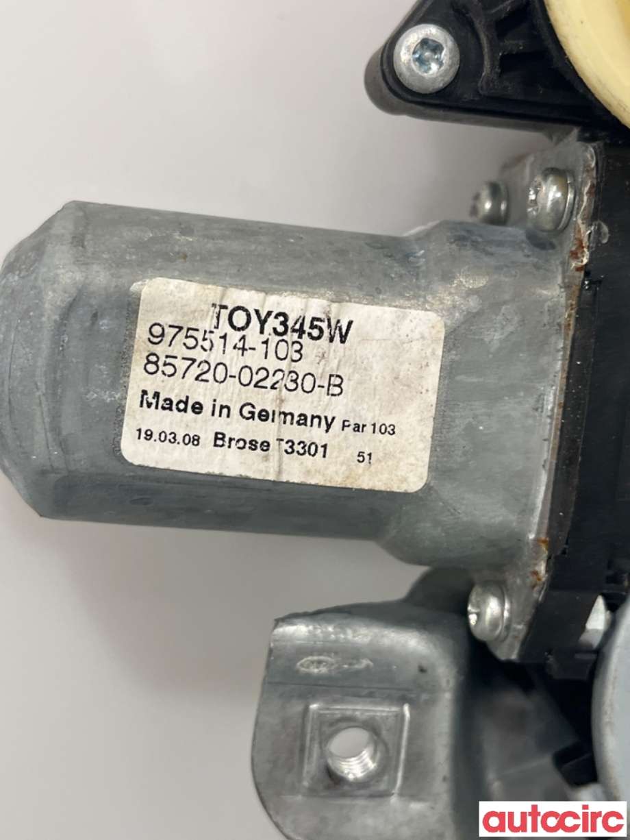Ruteheis venstre foran til Toyota Auris 2007-2010 (Type I, Fase 1)  (TOYOTA|6982002330|)