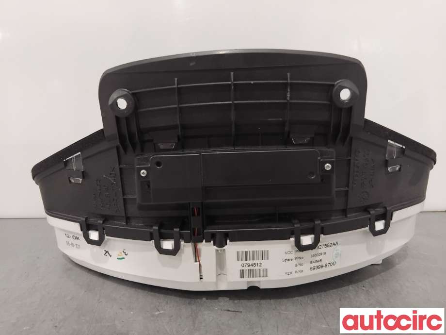 Instrumentpanel til Volvo V60 2010-2013 (Type I, Fase 1)  (VOLVO|36001836|69399-870U|36000918)