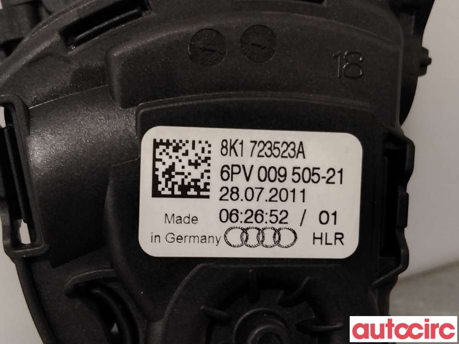 Pedal gass til Audi A6 2011-2014 (Type IV, Fase 1) (C7) (C7) (AUDI|8K1723523A|6PV009505-21)