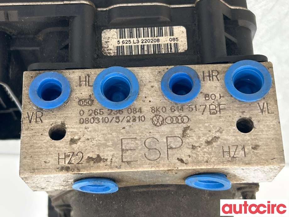 ABS sentral til Audi A5 2007-2016 (Type I)  (AUDI|8K0614517BH|0265236084|8K0614517FM)