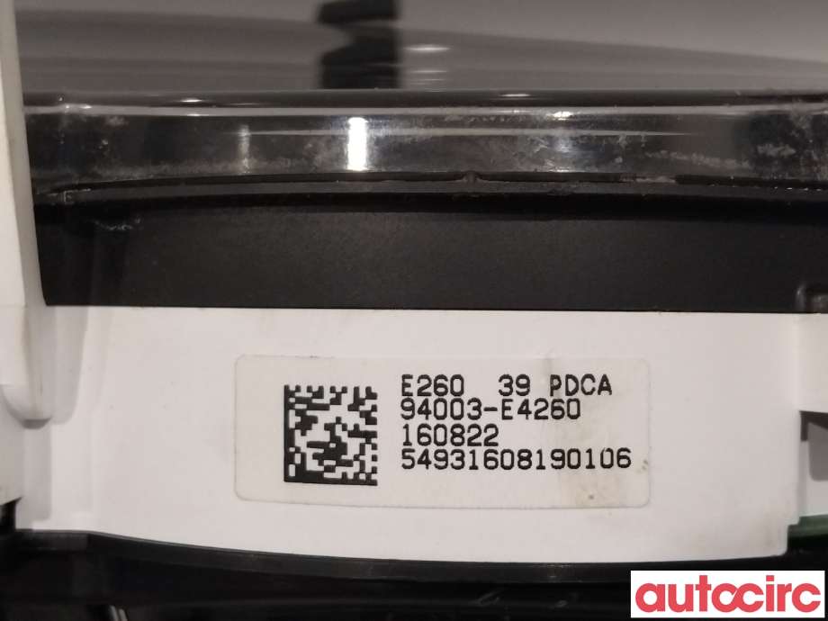 Instrumentpanel til Kia Soul 2014-2019 (Type II)  (KIA|94003E4260)