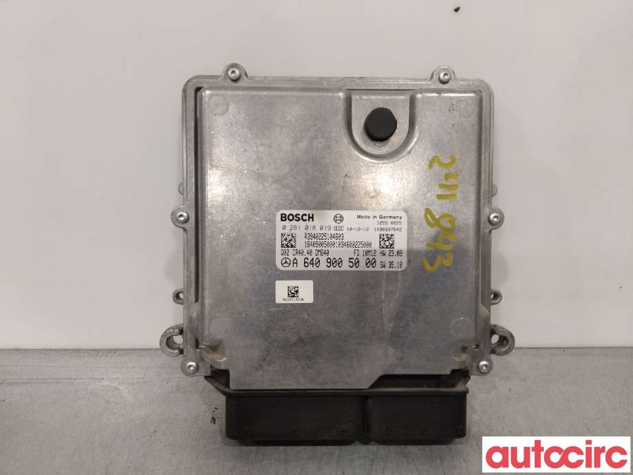 Styreenhet motor til Mercedes A-Klasse 2005-2012 (W169) (W169) (MERCEDES|A6409005000|0281018019)