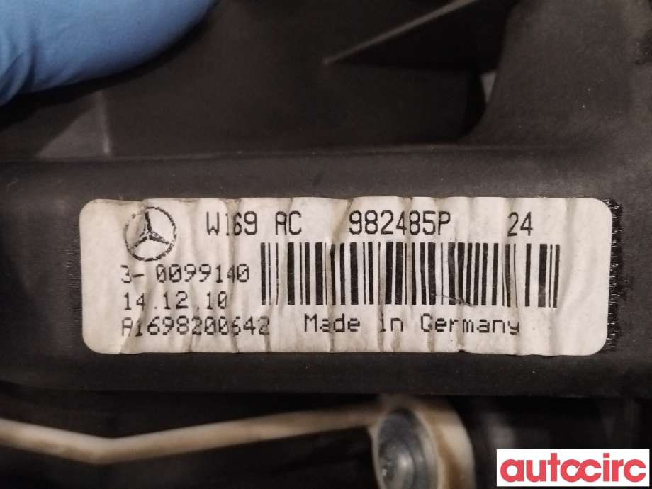 Varmeapparat motor til Mercedes A-Klasse 2005-2012 (W169) (W169) (MERCEDES|A1698200642)