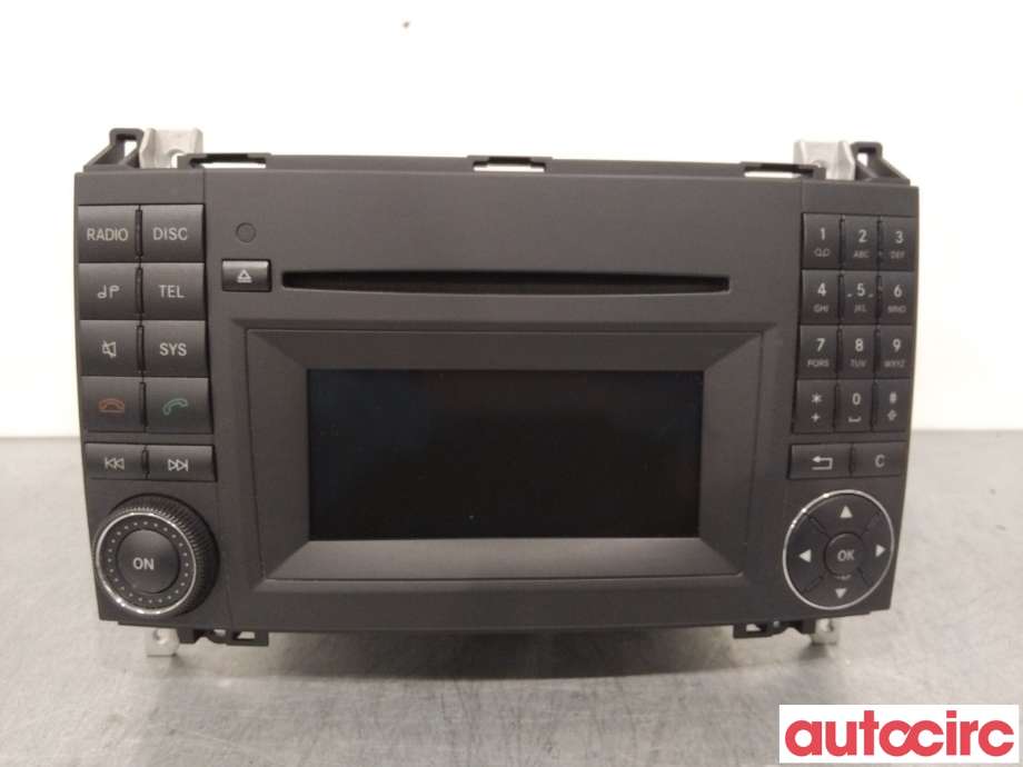 Bilstereo til Mercedes A-Klasse 2005-2012 (W169) (W169) (MERCEDES|A1699002000)