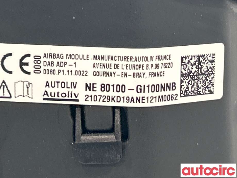 Airbag rattpute til Hyundai Ioniq 5 2021-->>  (HYUNDAI|80100GI100NNB)