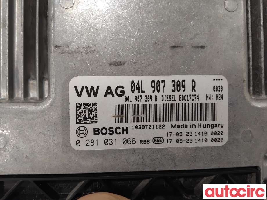 Styreenhet motor til Škoda Octavia 2017-2020 (Type III, Fase 2)  (SKODA|04L906026BQ|0281031066|04L907309R)