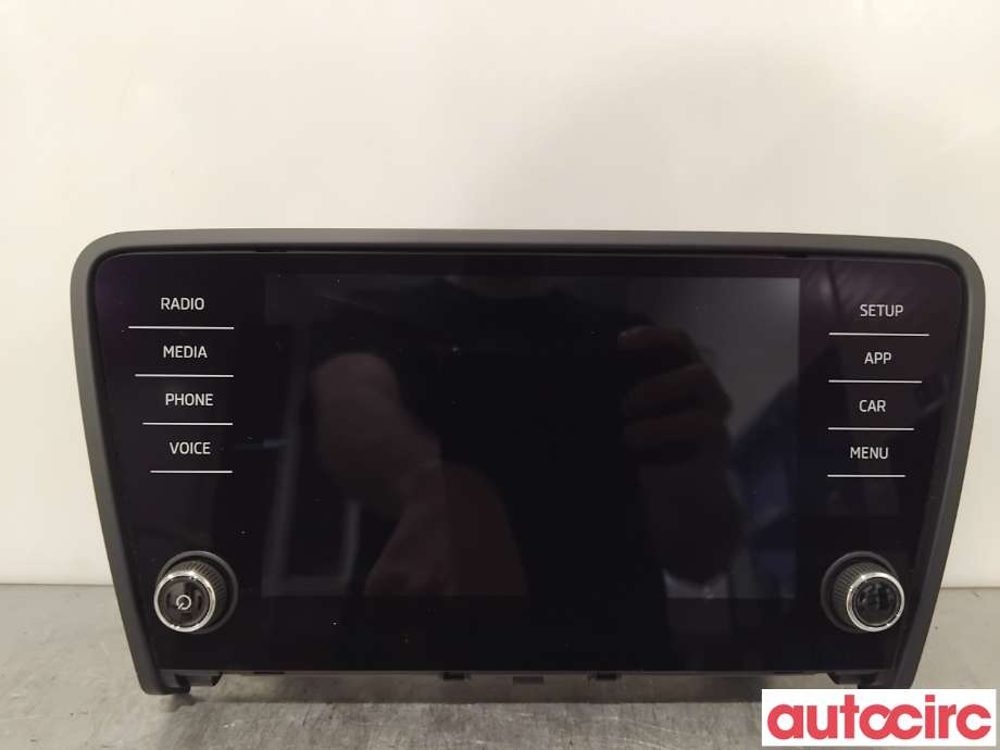 Multimedia display (MCU - Media Controller Unit) til Škoda Octavia 2017-2020 (Type III, Fase 2) (SKODA|5E0919605N|A2C1516850101)
