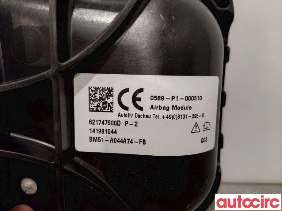 Airbag passasjer til Ford Focus 2011-2014 (Type III, Fase 1)  (FORD|1901367|621747600D|BM51-A044A74-FB)