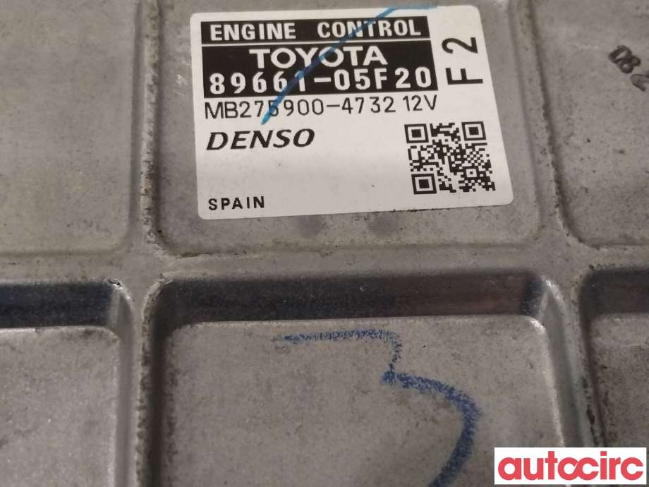 Styreenhet motor til Toyota Avensis 2009-2015 (Type III, Fase 1)  (TOYOTA|8966105F20|MB275900-4732|89661-05F20)