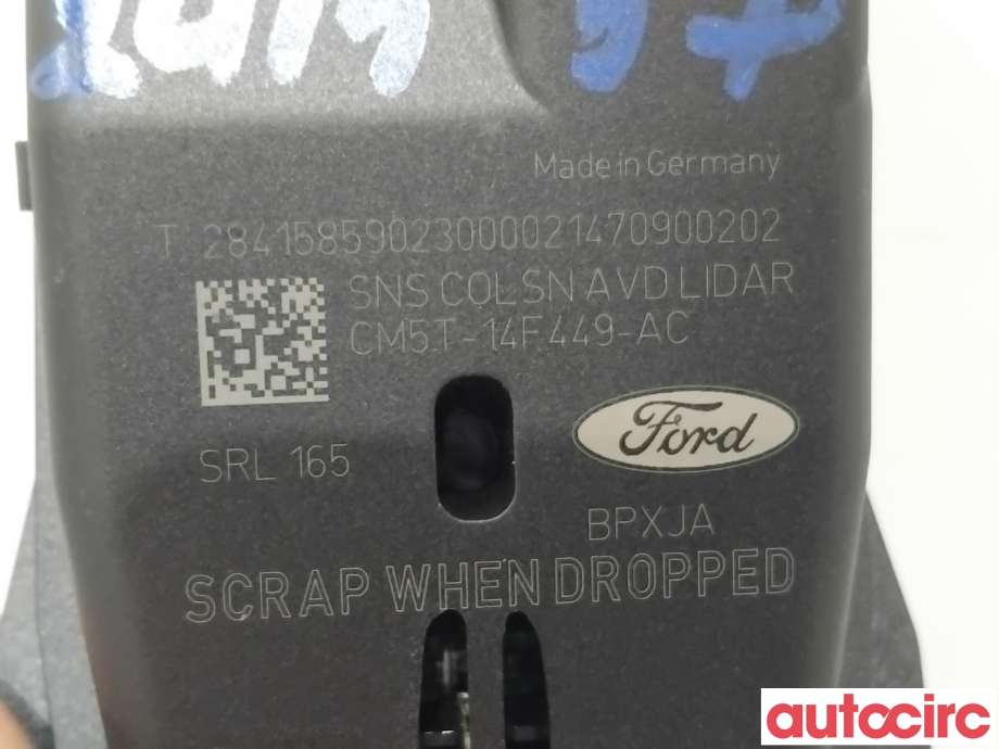 Sensor radar til Ford Focus 2011-2014 (Type III, Fase 1)  (FORD|1806458||CM5T-14F449-AC)