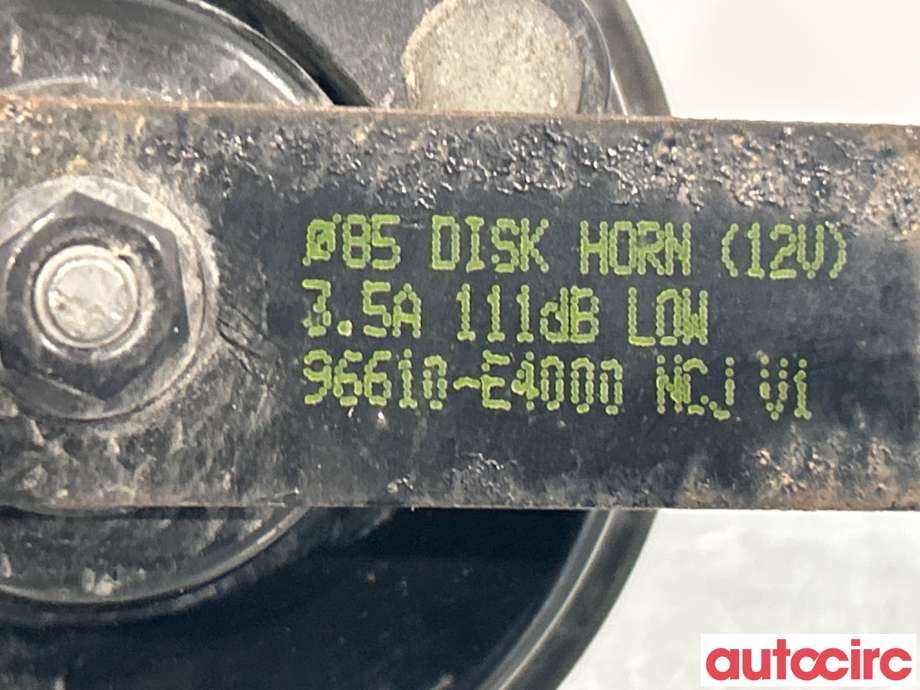Horn/signalhorn til Kia Soul 2014-2019 (Type II) (KIA|96610E4000)