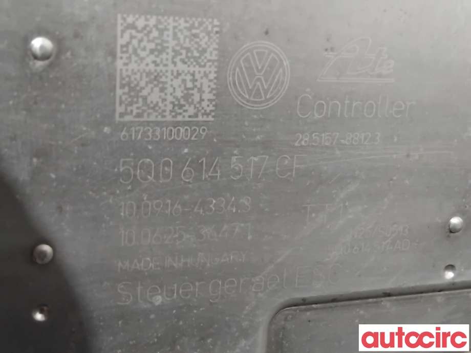 ABS sentral til Škoda Octavia 2017-2020 (Type III, Fase 2)  (SKODA|5Q0614517CF|100916-43343|5Q0614517FK)