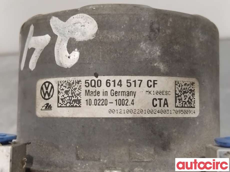ABS sentral til Škoda Octavia 2017-2020 (Type III, Fase 2)  (SKODA|5Q0614517CF|100916-43343|5Q0614517FK)