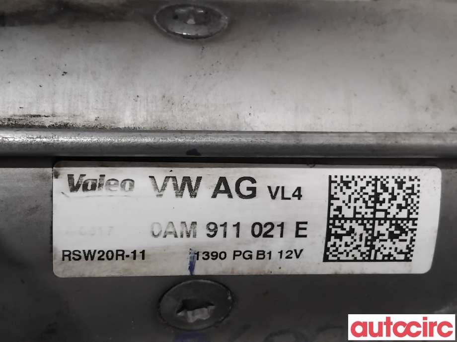 Starter diesel til Škoda Octavia 2017-2020 (Type III, Fase 2)  (SKODA|0AM911021EX|RSW20R-11|0AM911021E)