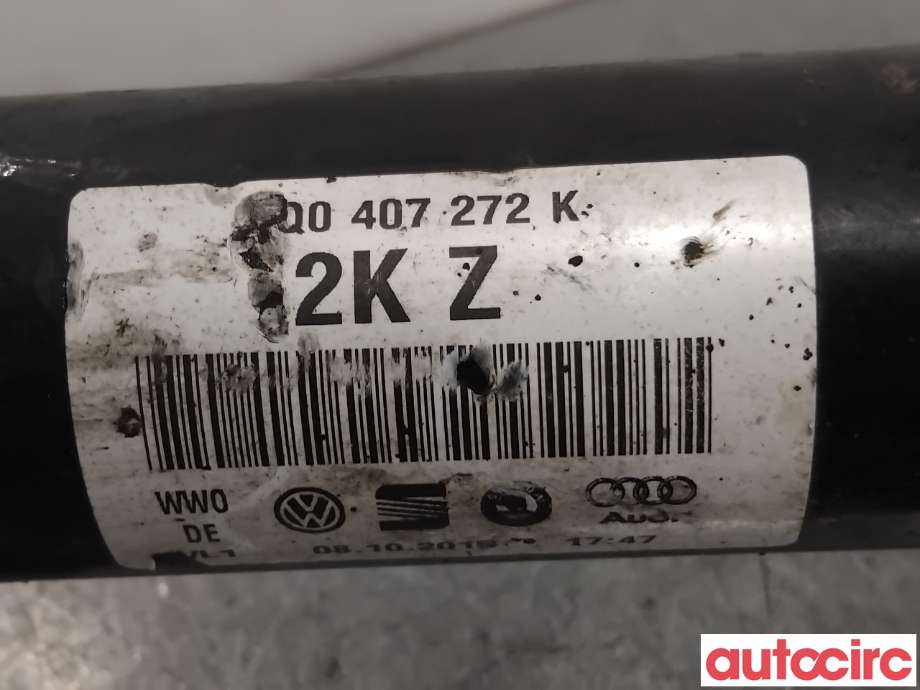 Drivaksel høyre foran til VW Golf VII 2012-2017 (Fase 1)  (VOLKSWAGEN|5Q0407762GX|5Q0407272K|5Q0407272EQ)
