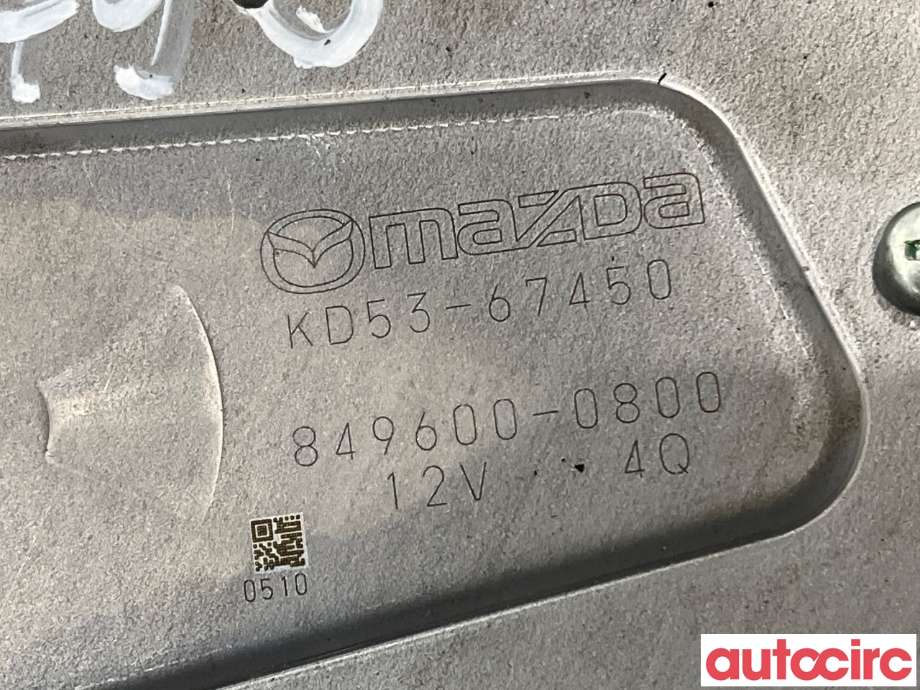 Viskermotor bakrute til Mazda CX-5 2012-2017 (Type I)  (MAZDA|KD53-67-450|849600-0800|KD53-67450)