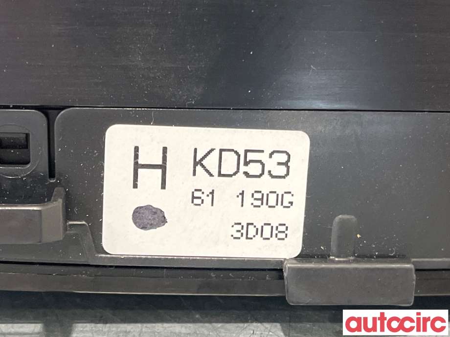 Varmeapparat betjening til Mazda CX-5 2012-2017 (Type I)  (MAZDA|KR84-61-190B)
