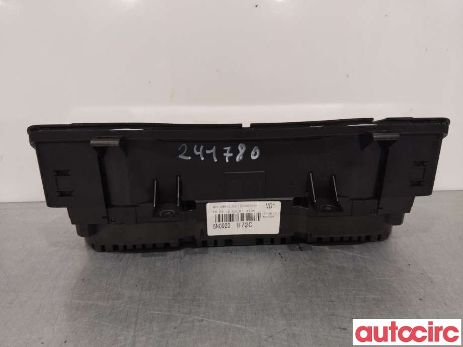 Instrumentpanel til VW Tiguan 2011-2016 (Type I, Fase 2)  (VOLKSWAGEN|5N0920872C|5N0920872CX)