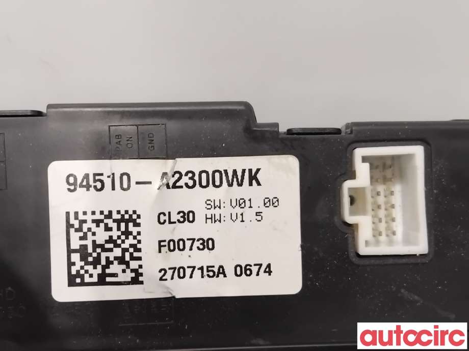 Instrument klokke til Kia Cee