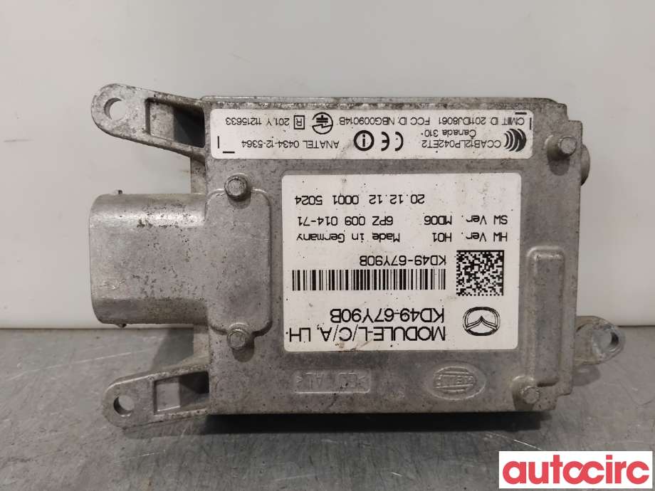 Sensor radar til Mazda CX-5 2012-2017 (Type I)  (MAZDA|KD49-67-Y90B|6PZ009014-71|KD49-67Y90B)