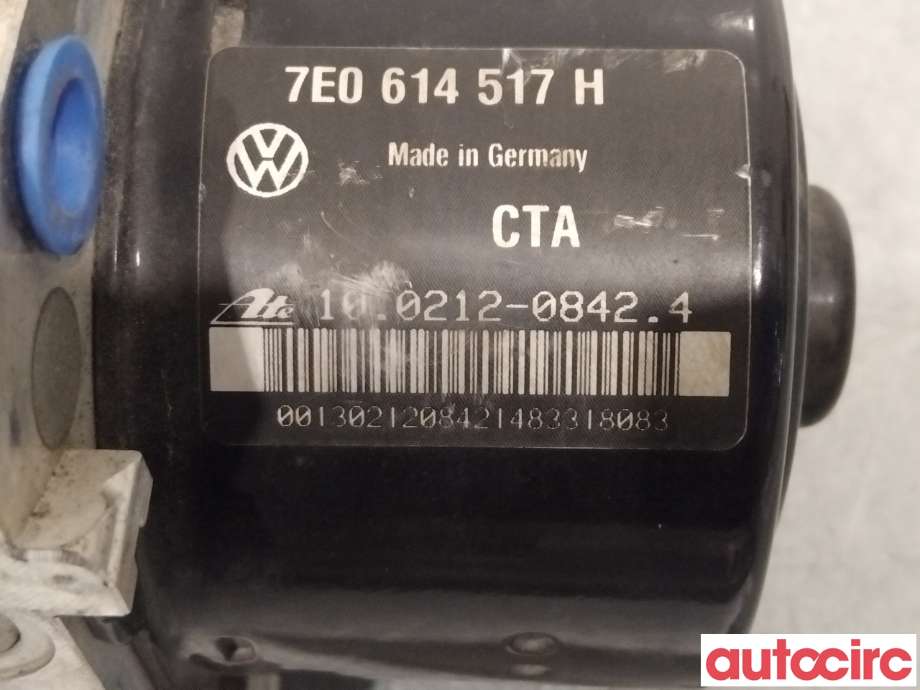 ABS sentral til VW Transporter / Caravelle 2009-2015 (Fase 2) (T5) (T5) (VOLKSWAGEN|7E0614517H|100929-03353)