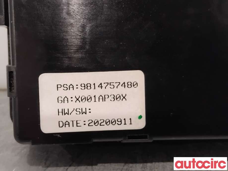 Taklyspanel til Peugeot 2008 2019-->> (Type II)  (PEUGEOT|9814757480|)