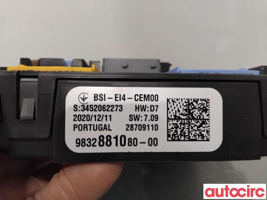 Sikringsboks til Peugeot 2008 2019-->> (Type II)  (PEUGEOT|1681052480|28709110|9832881080)
