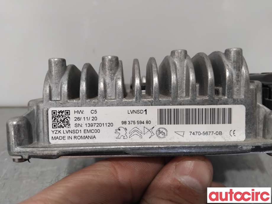 Styreenhet diverse til Peugeot 2008 2019-->> (Type II)  (PEUGEOT|1671332780||9837559480)