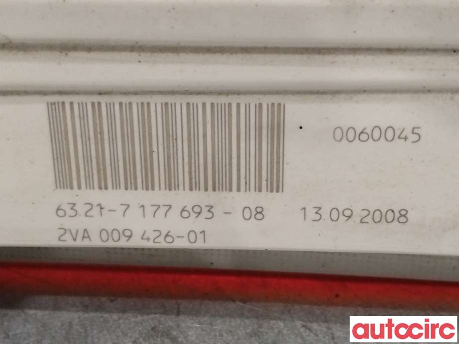 Baklykt venstre til BMW 5-Serie 2003-2010 (E60/E61) (E60/E61) (BMW|63217177693)