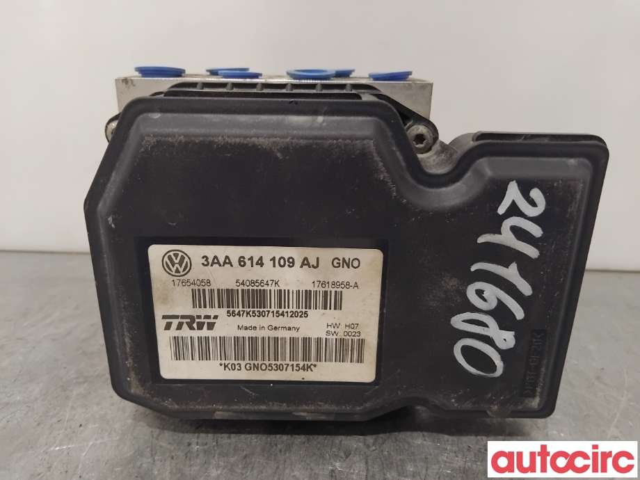 ABS sentral til VW Passat 2011-2015 (B7) (B7) (VOLKSWAGEN|3AA614109AJ|54085647K|3AA614109BN)