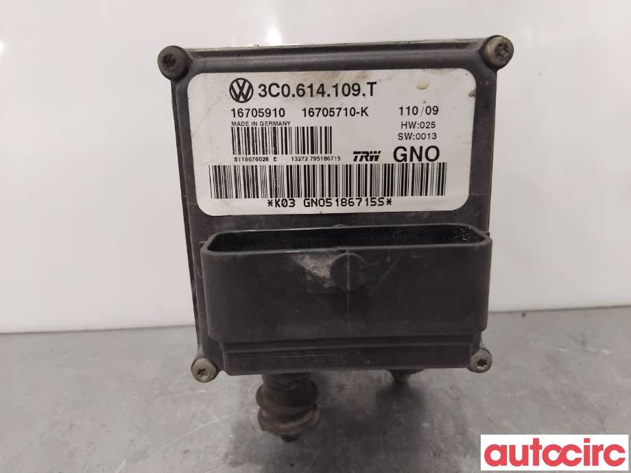 ABS sentral til VW Passat 2005-2010 (B6) (B6) (VOLKSWAGEN|3C0614109AF|16705710-K|3C0614109T)