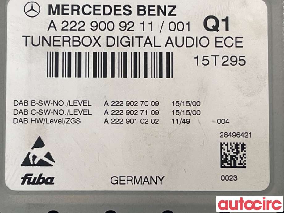 Styreenhet diverse til Mercedes CLA 2013-2019 (C117) (C117) (MERCEDES|A2229009211|)