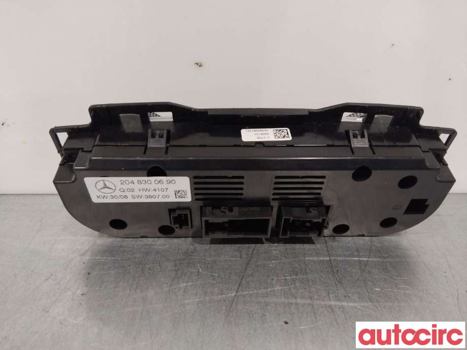 Varmeapparat betjening til Mercedes GLK 2008-2015 (X204) (X204) (MERCEDES|A2048300690)