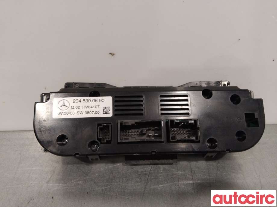 Varmeapparat betjening til Mercedes GLK 2008-2015 (X204) (X204) (MERCEDES|A2048300690)