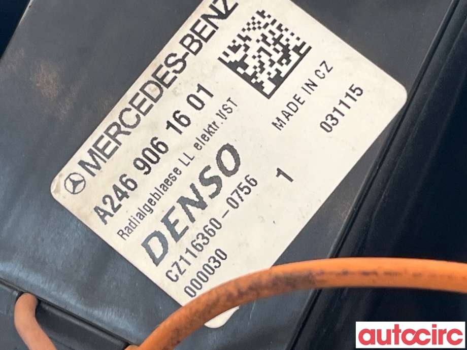 Varmeapparat motor til Mercedes CLA 2013-2019 (C117) (C117) (MERCEDES|A2469061601)