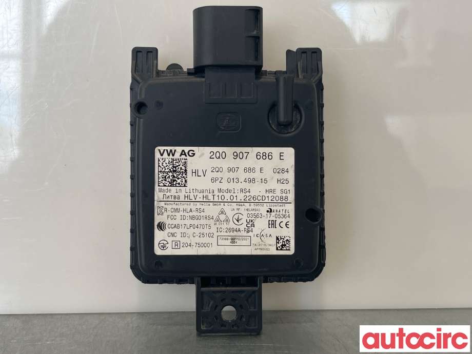 Sensor radar til Škoda Enyaq 2021-->>  (SKODA|2Q0907686G|2Q0907686E)