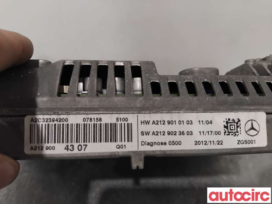 Instrument kjørecomputer til Mercedes GLK 2008-2015 (X204) (X204) (MERCEDES|A2129002313|A2C32394200|A2129010103)