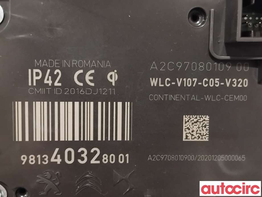 Diverse deler til Peugeot 2008 2019-->> (Type II)  (PEUGEOT|9813403280|A2C97080109)