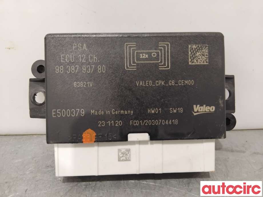Styreenhet parkering til Peugeot 2008, 2019-->> (Type II)  (PEUGEOT|1674257280)