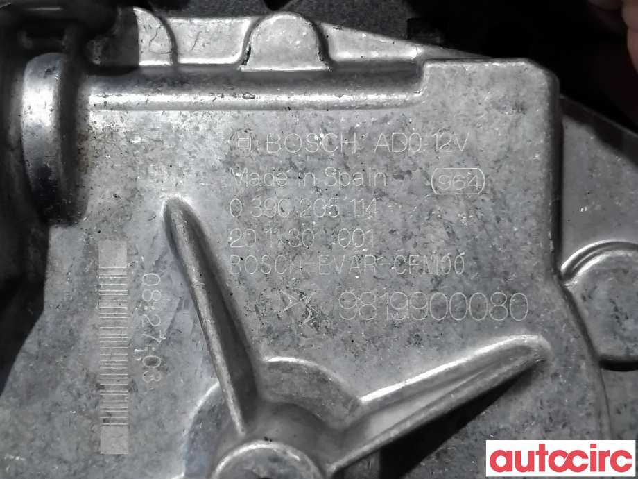 Viskermotor bakrute til Peugeot 2008 2019-->> (Type II)  (PEUGEOT|9819900080|0390205114)