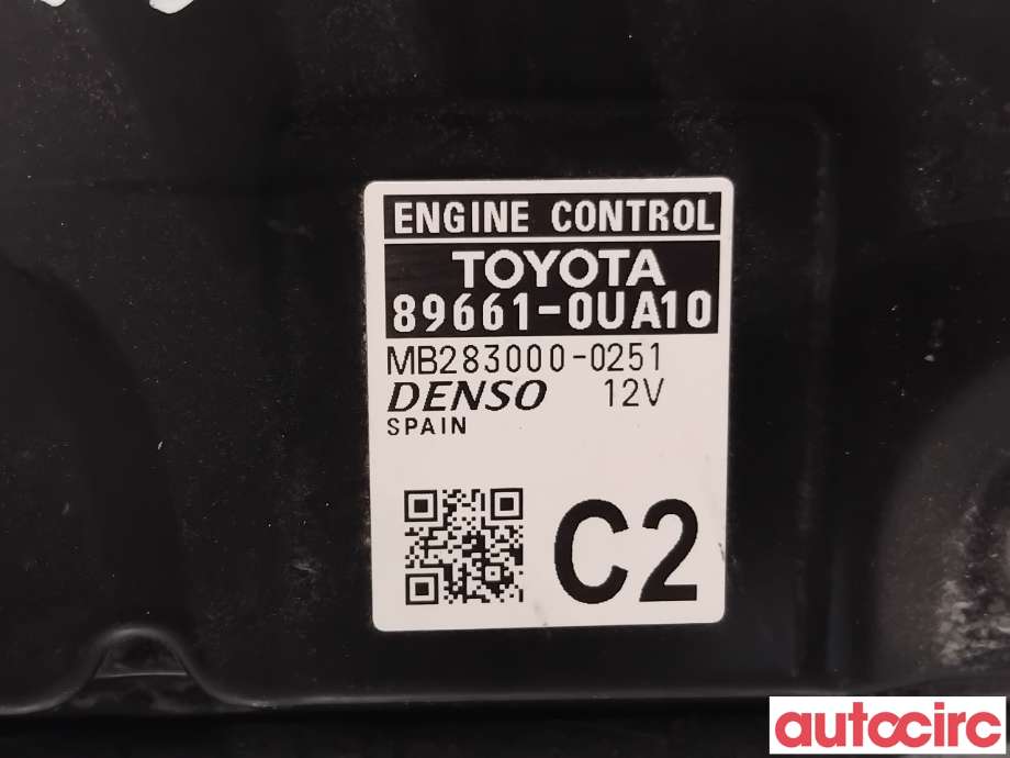 Styreenhet motor til Toyota Yaris 2014-2020 (Type III, Fase 2) (TOYOTA|896610UA10|MB283000-0251|89661-0UA10)