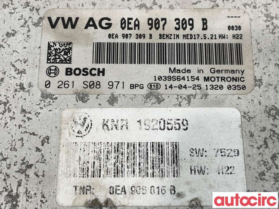 Styreenhet diverse til VW E-Up 2013-2019  (VOLKSWAGEN|0EA906016B|0EA907309B)