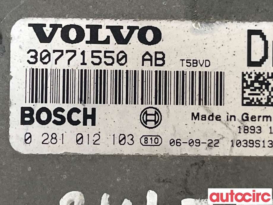 Styreenhet motor til Volvo V70 2005-2007 (Type II, Fase 2)  (VOLVO|36002593|0281012103|30771550)