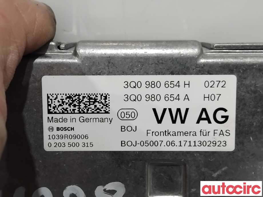 Kamera til VW e-Golf 2017-2020 (Fase 2)  (VOLKSWAGEN|3Q0980654H|0203500315)