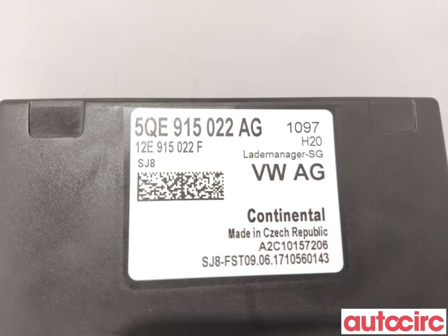 Styreenhet batteri til VW e-Golf 2017-2020 (Fase 2)  (VOLKSWAGEN|5QE915022BM|A2C10157206|5QE915022AG)